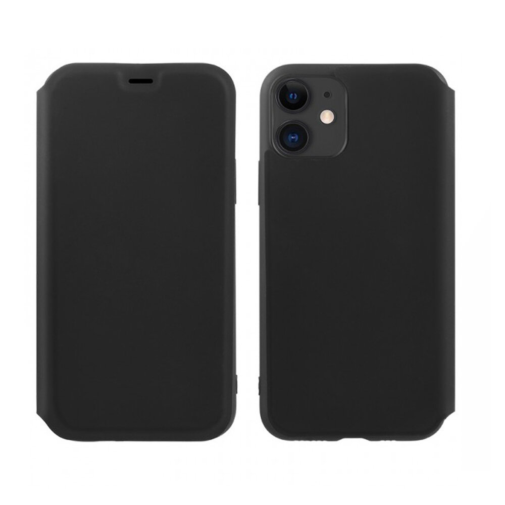 Чехол-книжка HOCO для APPLE iPhone X/XS, Colorful Series, Lliquid silicone case, цвет: чёрный