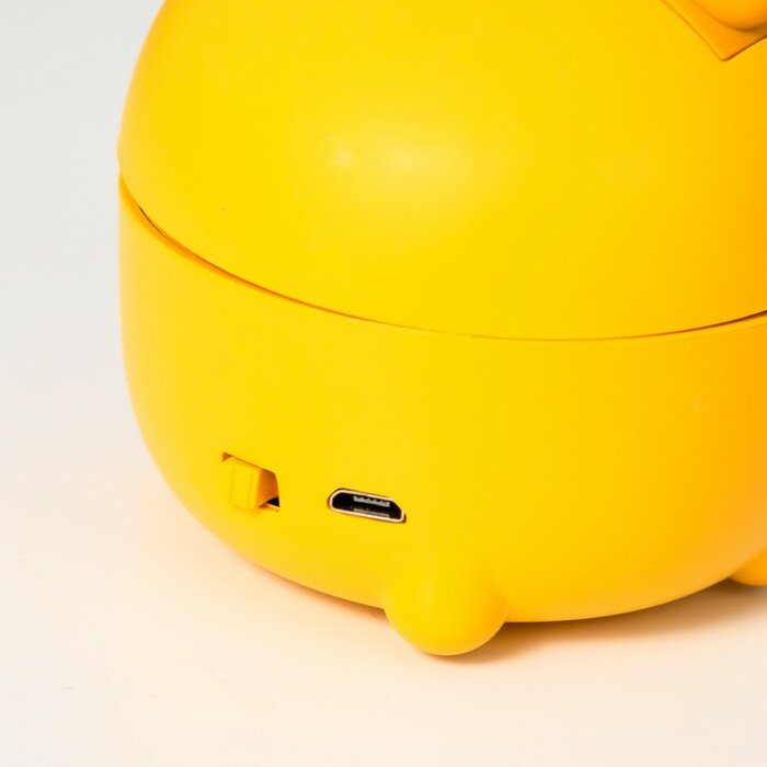 Настольная лампа "Мишка" LED 3Вт USB желтый 7,5х7,5х21 см - фотография № 6