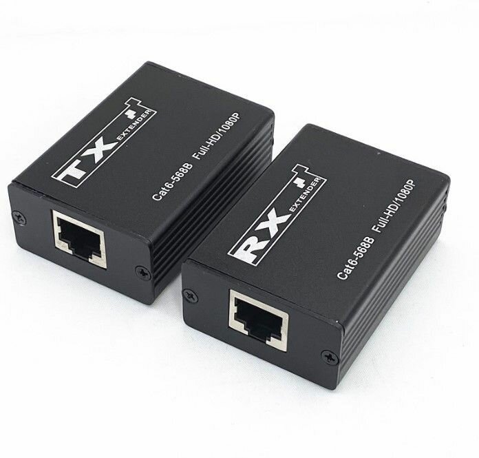 HDMI USB KVM удлинитель на 30 метров по витой паре rj45 Cat 5/6