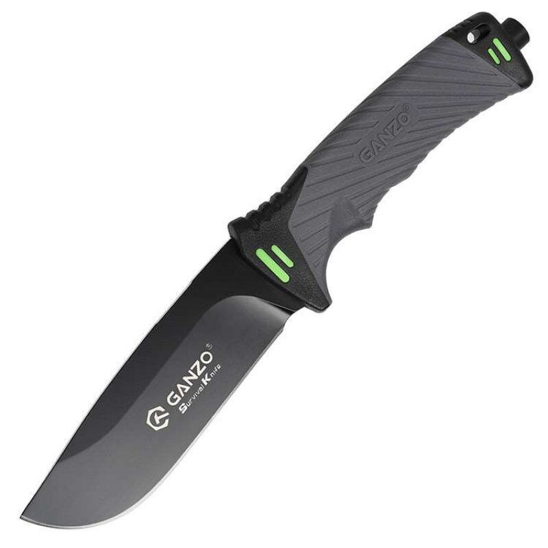 Ganzo Нож cталь 7Cr17, рукоять термопластик ABS (G8012-GY)