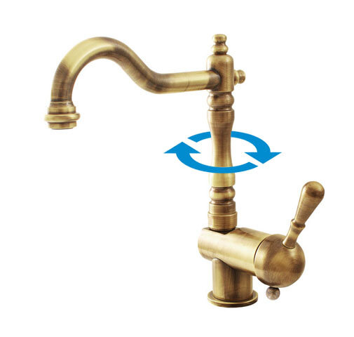 Смеситель для кухни RavSlezak лабэ бронза L008.5/8SM