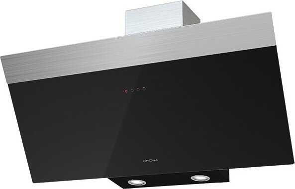 Вытяжка каминная Krona Kristen 900 S черный/нержавеющая сталь управление: сенсорное (1 мотор) 23511 .