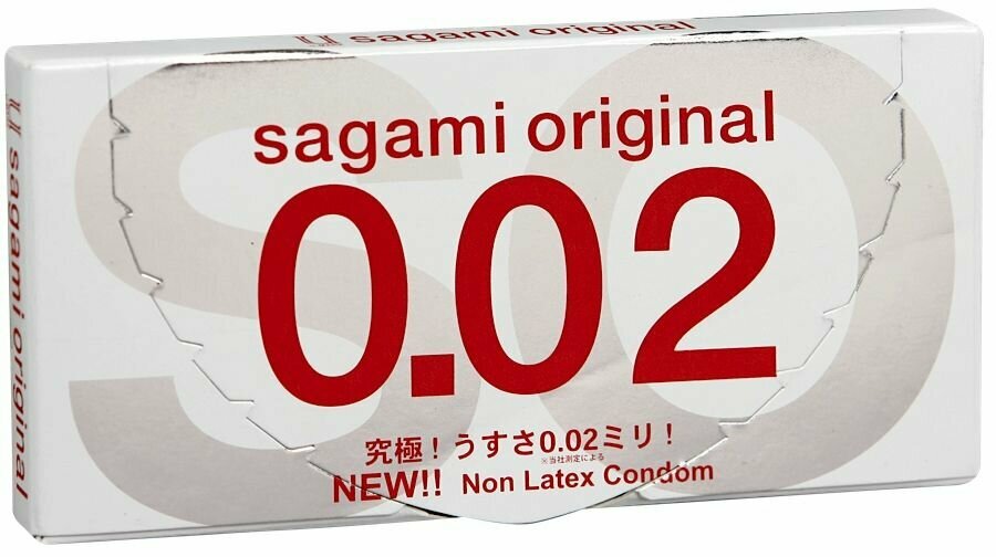 Sagami Ультратонкие презервативы Sagami Original 0.02 - 2 шт.