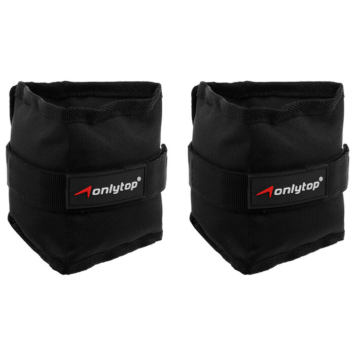 Утяжелители ONLYTOP, 2 шт. х 0,5 кг, цвет чёрный, 10193643