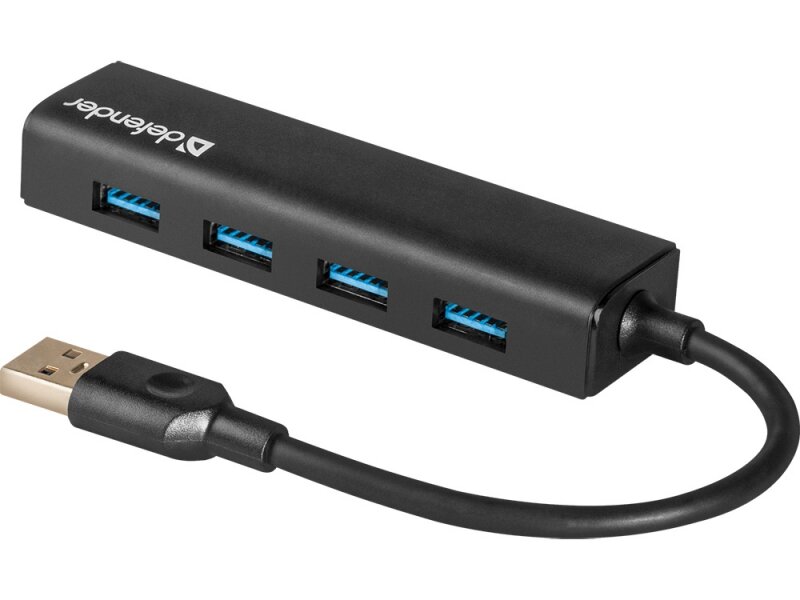 USB-концентратор DEFENDER Quadro Express, 4 порта USB 3.0 (83204)