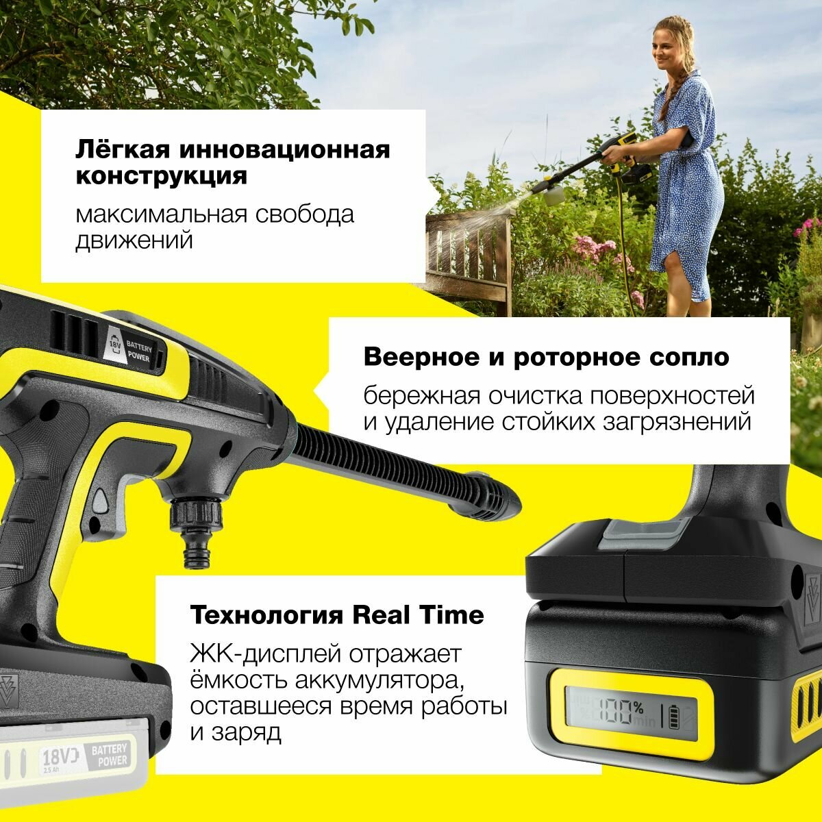 Минимойка Karcher KHB 6 Battery Int - фотография № 3