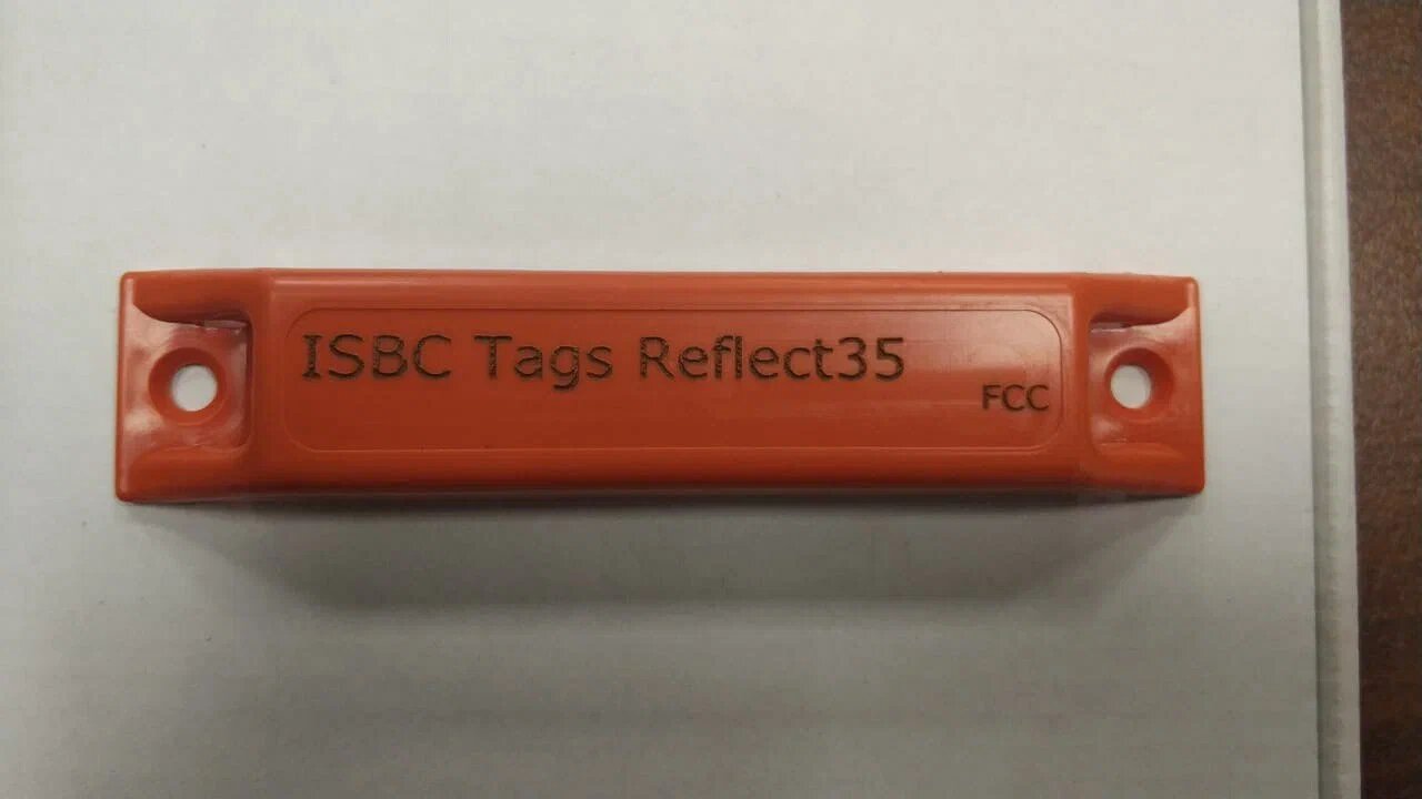 Метка для МАФ ISBC RFID Tags Reflect35 UHF 100-24671 Оранжевый, 24 шт - фотография № 2