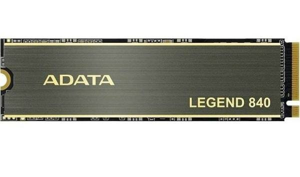 ADATA SSD LEGEND 840, 1024GB, M.2(22x80mm), NVMe, PCIe 4.0 x4, 3D TLC, R/W 5000/4750MB/s, IOPs 650 000/600 000, TBW 650, DWPD 0.36, with Heat Spreader