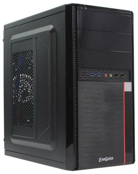 Корпус microATX Exegate MA-371X 350 Вт чёрный (EX277434RUS)