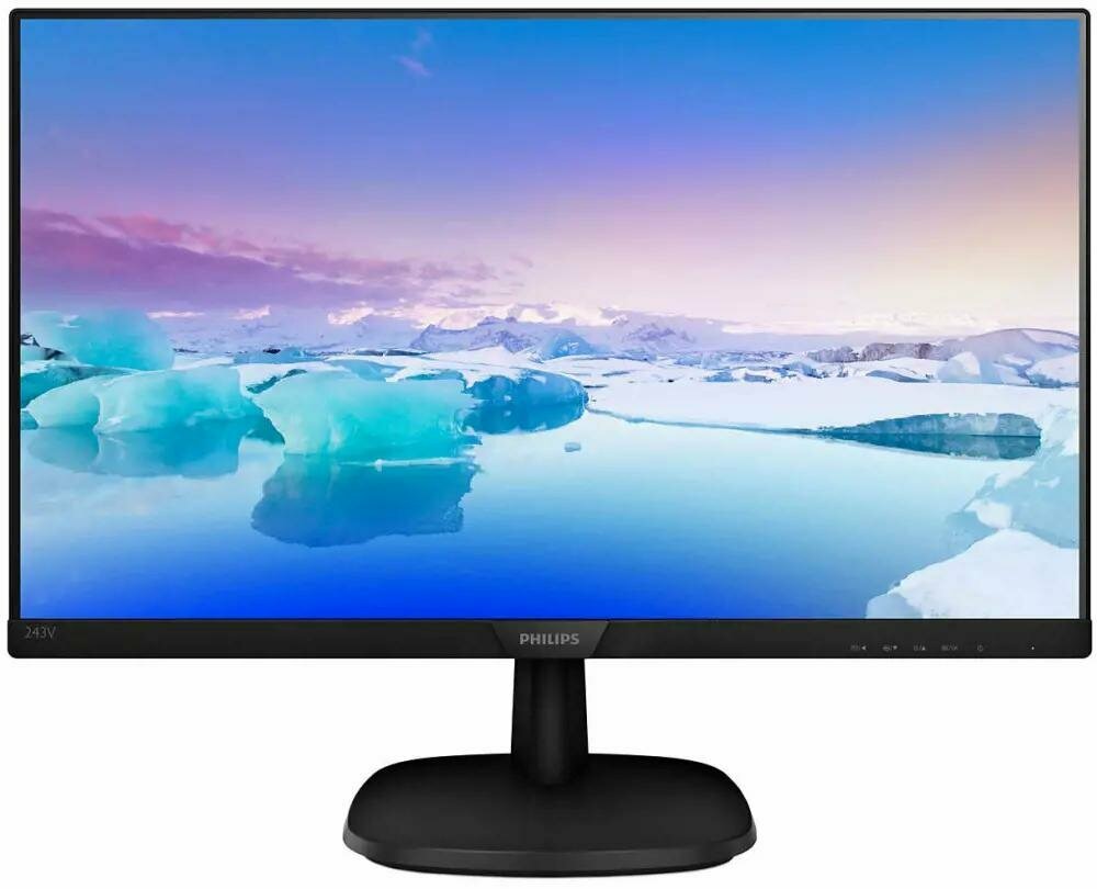 Монитор Philips 243V7QSB/01 23.8", черный