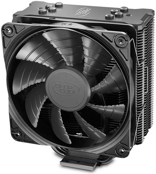 DEEPCOOL GAMMAXX GTE V2 BLACK LGA1366/115X/AM4/AM3/+/AM2/+/FM2/+/FM1 (12шт/кор, TDP 180Вт, PWM, Black Fan 120mm, 4 тепл. трубки прямого контакта) RET