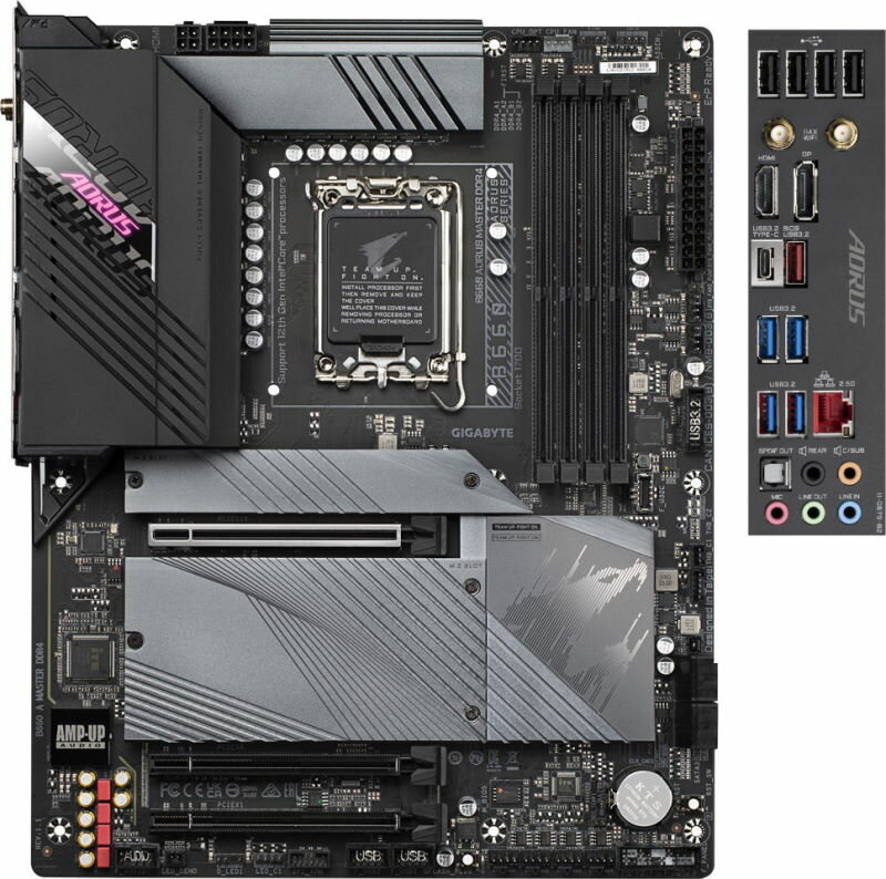 Gigabyte B660 AORUS MASTER DDR4 S1700 B660 DDR4 ATX DP/HDMI