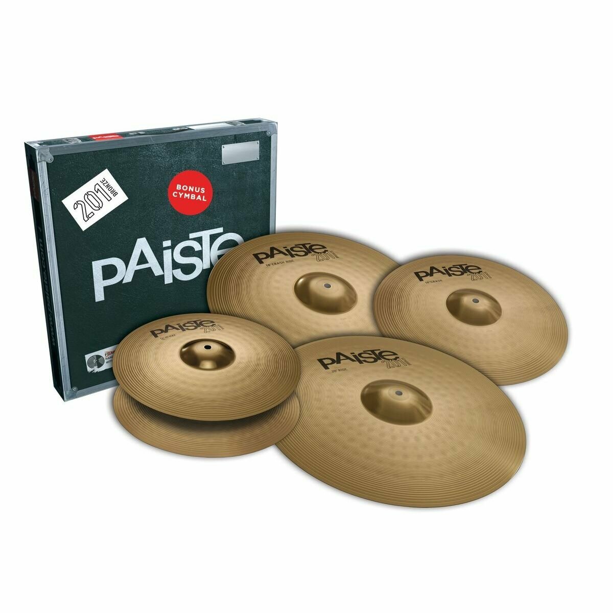 Paiste 201 Bronze Universal Set + Bonus 16   (14"/ 18"/ 20"+16")