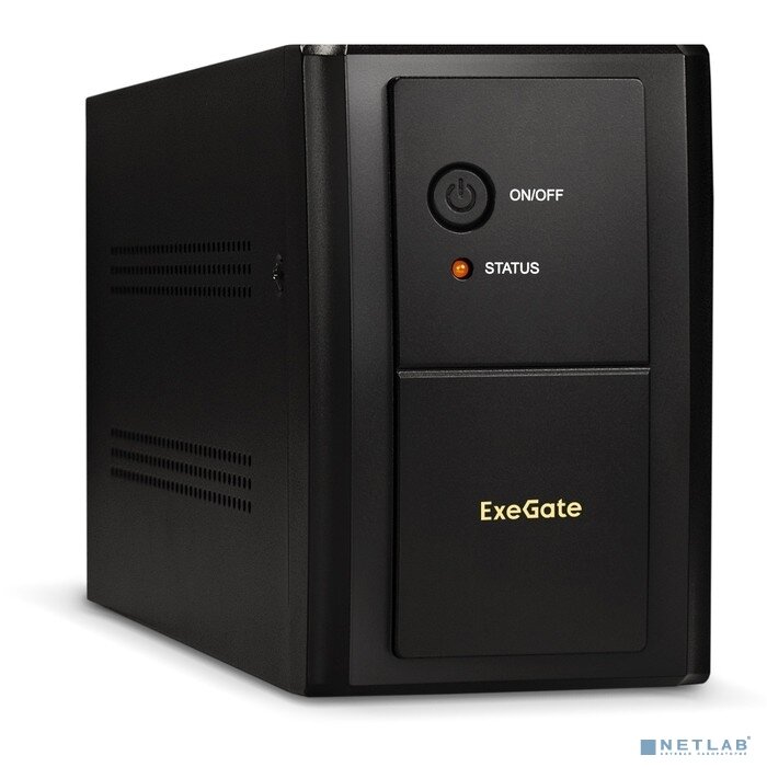 EXEGATE ИБП Exegate EX292613RUS ИБП ExeGate SpecialPro UNB-2200.LED.AVR.2SH.RJ.USB <2200VA/1300WLED AVR2*Schuko RJ45/11 USB металлический корпус Black>