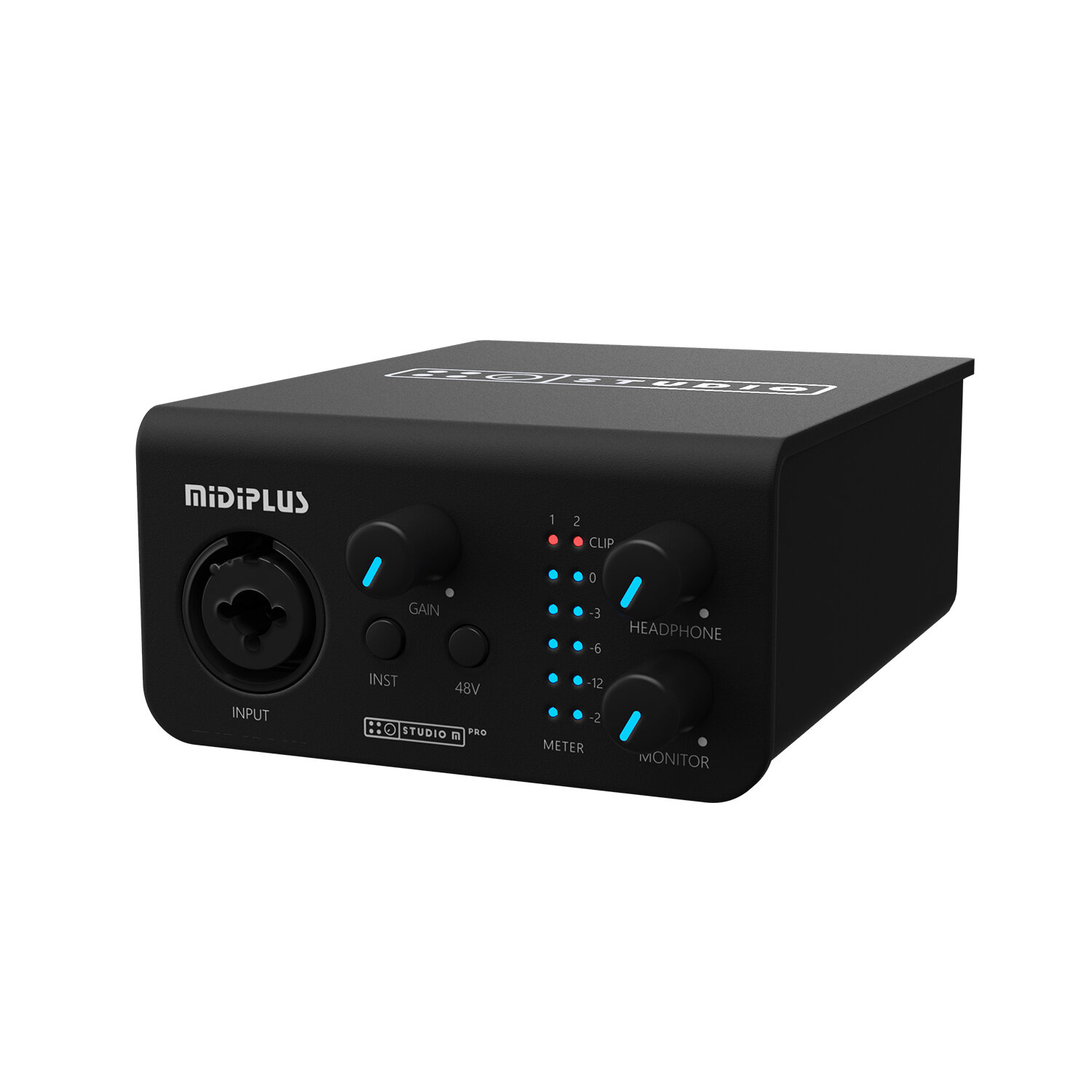 Midiplus Studio M pro OTG - аудиоинтерфейс USB 1 вход/2 выхода c OTG