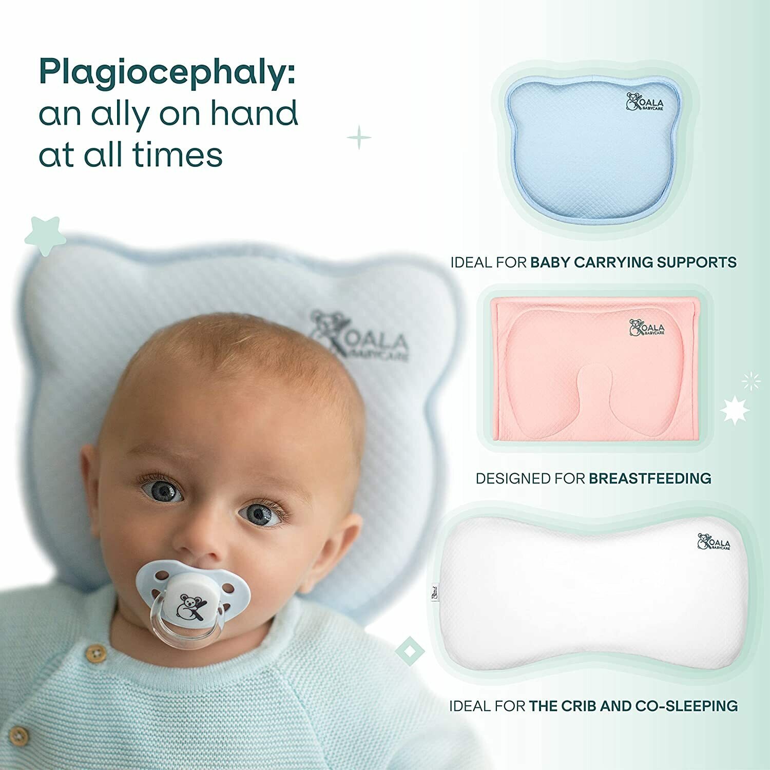 Детская подушка Koala Babycare Plagiocephaly - фотография № 5