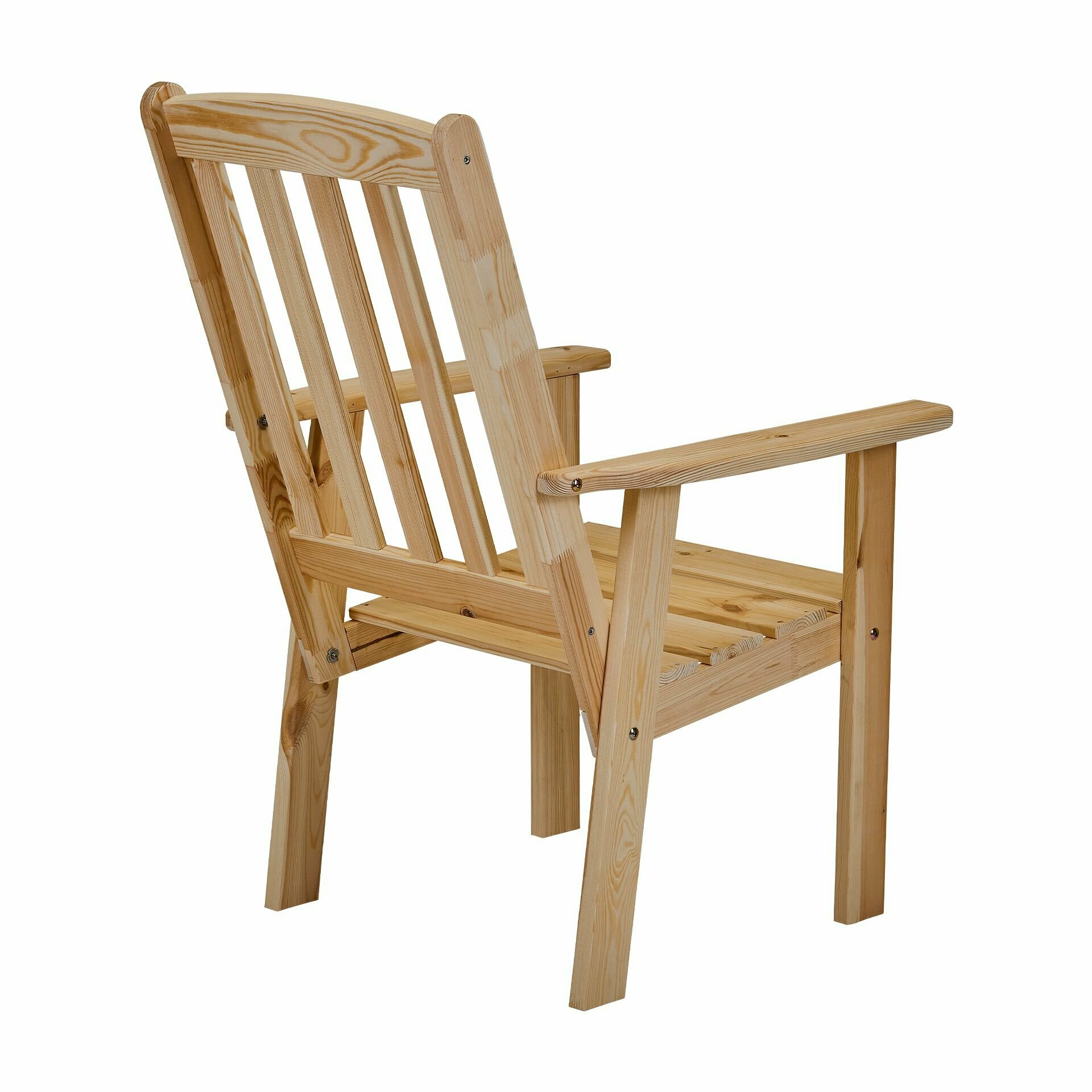 Кресло деревянное для сада и дачи с высокой спинкой, розенборг - фотография № 11