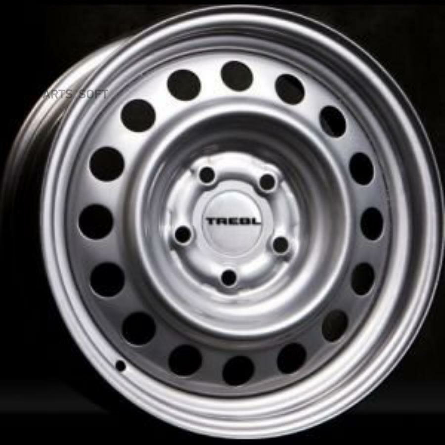 trebl 9685 16 / 6.5j pcd 5x120.00 et 51.00 цо 65.10 стальной / серебристый