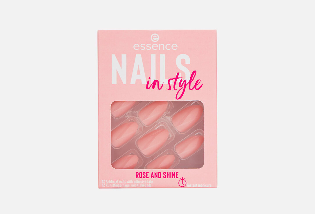 Накладные ногти nails in style 14 Essence, nails in style 12шт