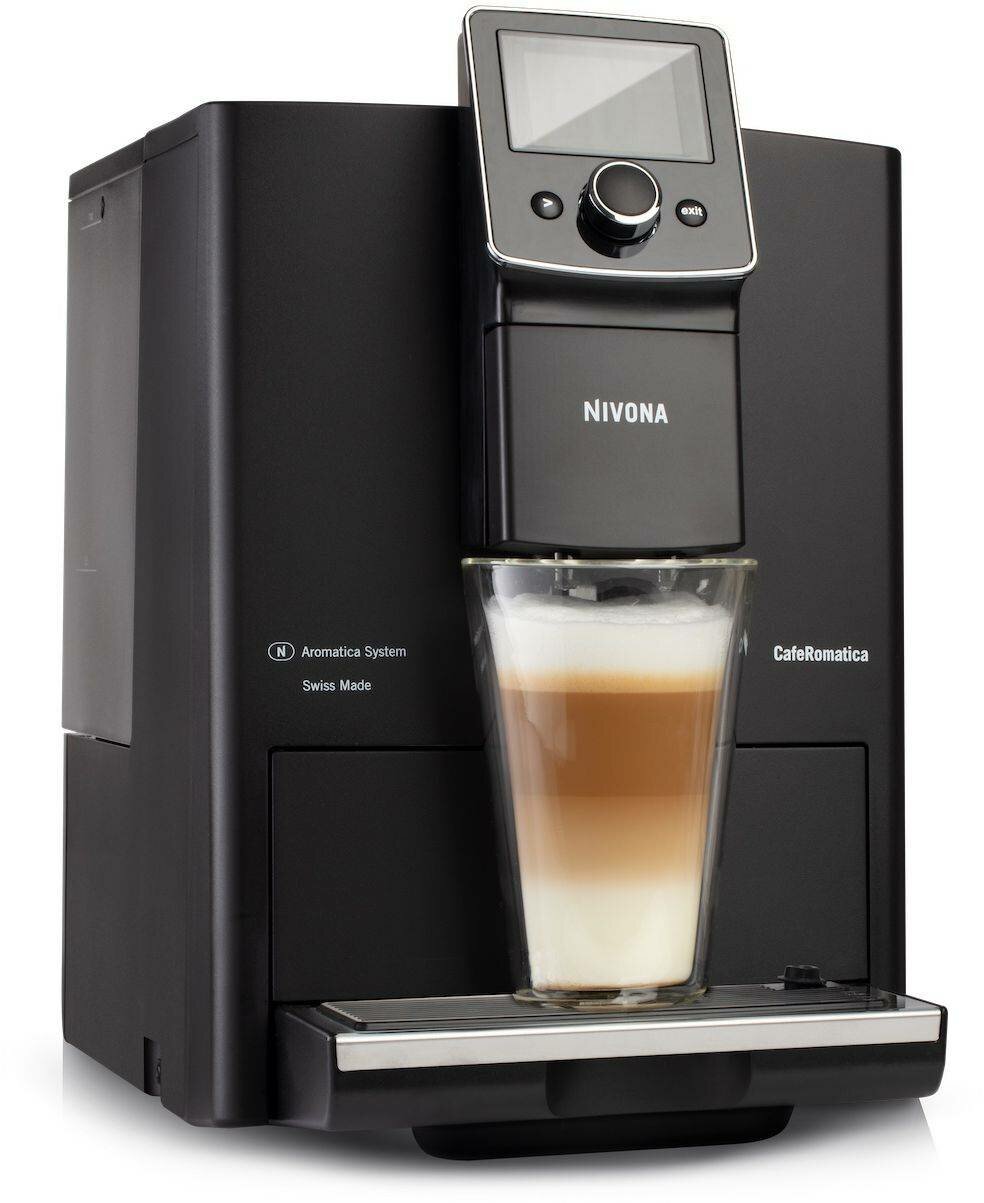 Кофемашина Nivona CafeRomatica NICR 820 черный/серебристый (300800820)