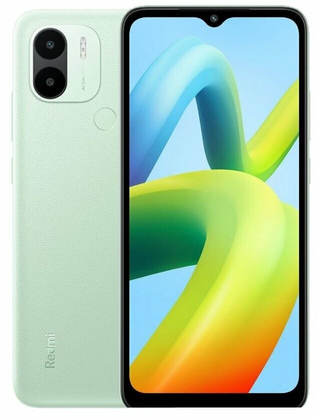 Смартфон Xiaomi Redmi A1+ 2/32 GB, зеленый 43107 .