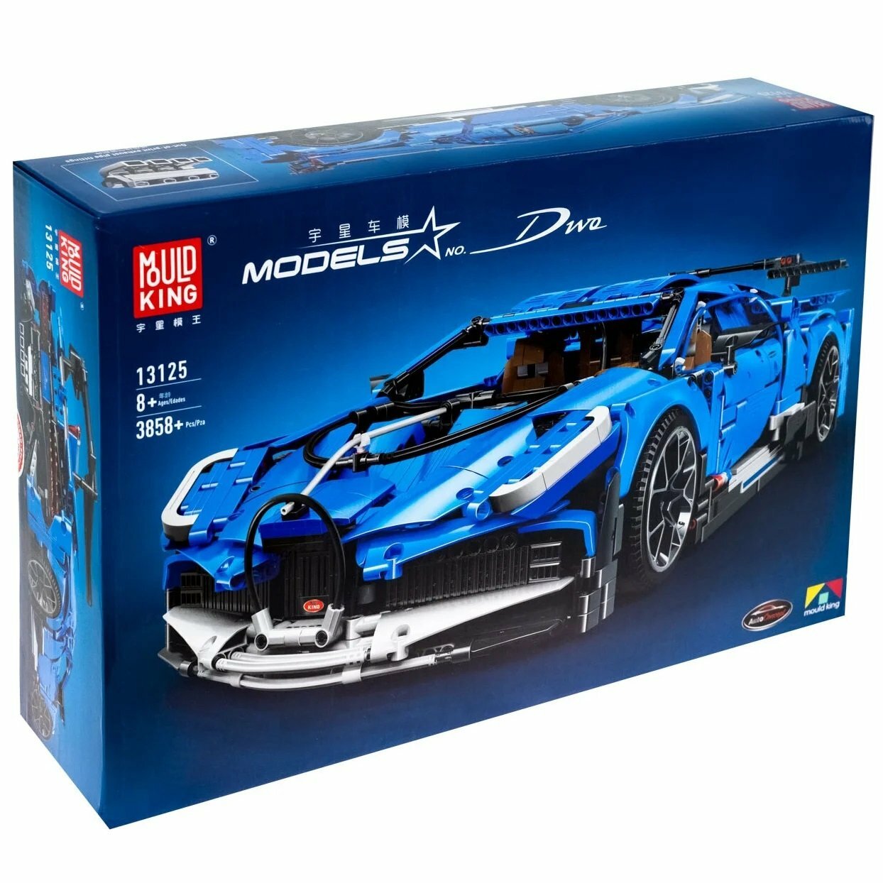 Конструктор Mould King Models 13125 спортивная машина Bugatti Divo