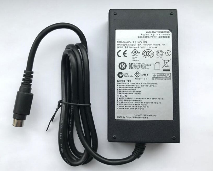 Адаптер блок питания SAMSUNG ADP-5412VE APN-4812 12V 4A (4pin)