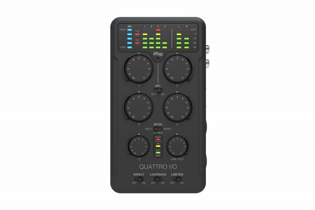 Аудиоинтерфейс IK Multimedia IRIG-Pro-QUATTRO-IN