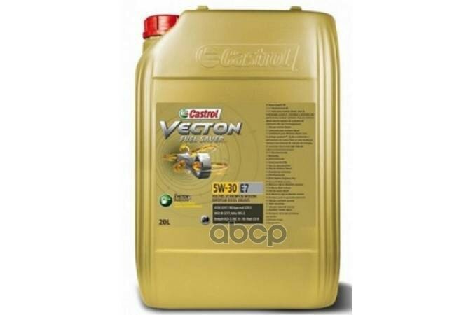 Castrol Castrol Vecton Fuel Saver 5W30 E7 (20L)_Масло Моторное! Синт Acea E4/E7,Volvo Vds-3, Mb 228.5