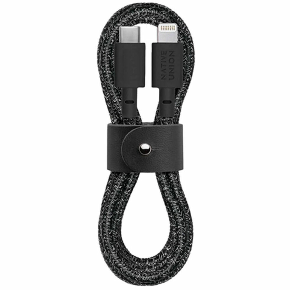 Кабель для Apple USB-C - Lightning MFI Native Union Belt Cable 1.2м серый