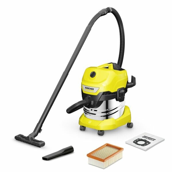 Строительный пылесос Karcher WD 4 S V-20/5/22, желтый [1.628-250.0]