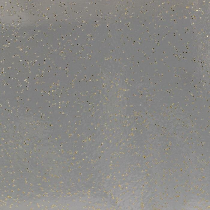 Клеёнка столовая ПВХ , ширина 137 см, толщина 0,16 мм, рулон 50 м, прозрачная с золотом - фотография № 2