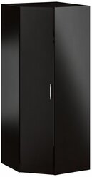 Шкаф угловой Стандарт, цвет венге, ШхГхВ 81,2х81,2х200 см., универсальная дверь, боковина для соединения со шкафами глубиной 52 см.