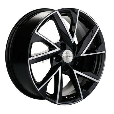 Khomen Wheels KHW1714 (Chery tiggo 7pro) Black-FP 7x17/5x108 ET40 D60.1