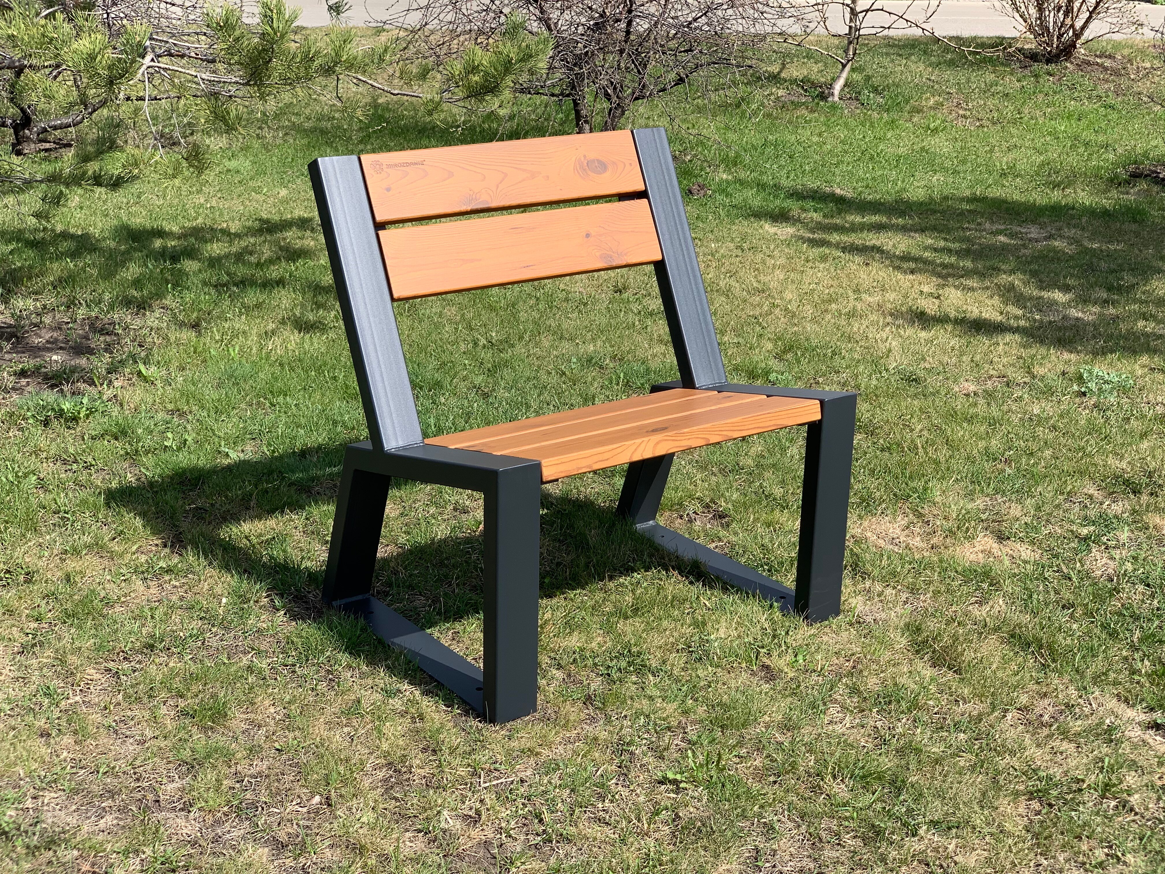 Кресло садово-парковое «Stone» 740, термососна - фотография № 3