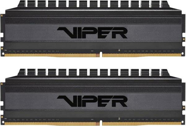 Оперативная память Patriot Memory VIPER 4 BLACKOUT 16 ГБ (8 ГБ x 2 шт.) DDR4 3200 МГц DIMM CL16 PVB416G320C6K