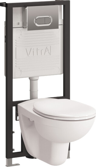 VitrA Комплект VitrA Normus 9773B003-7202 кнопка глянцевый хром