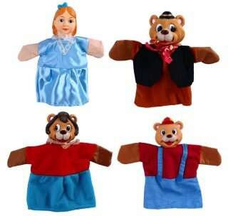 Кукольный театр "Три медведя" 4 куклы.