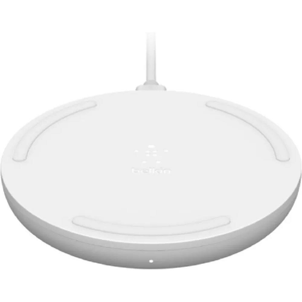 Беспроводная зарядная панель Belkin WIA001vfWH + адаптер белый