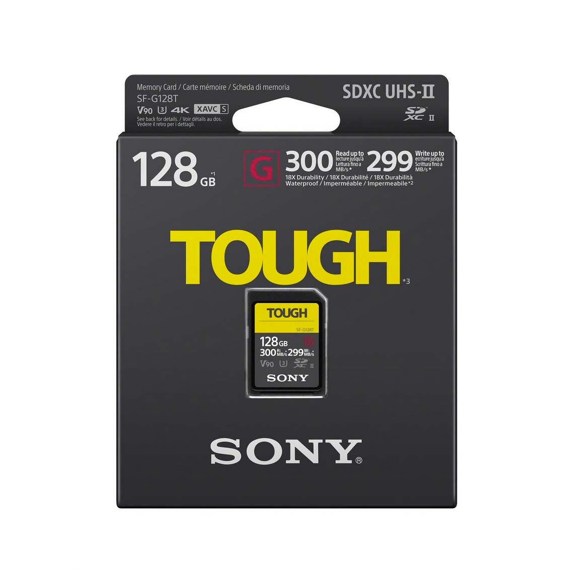 Sony SF-G128 Tough 300/299 мб/с UHS-II