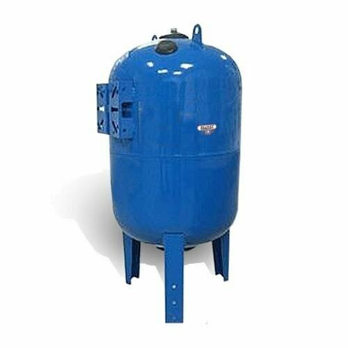 Гидроаккумулятор вертикальный синий Zilmet ULTRA-PRO - 300л. (PN10 мемб.бутил фланец нерж.ст)