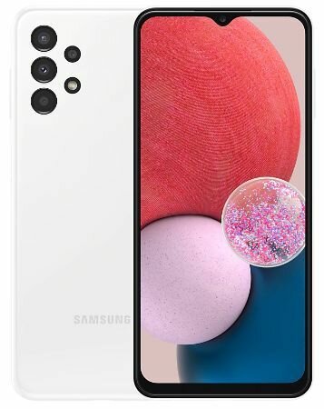 Смартфоны SAMSUNG Galaxy A13 SM-A135F 64Gb белый SM-A135FZWV