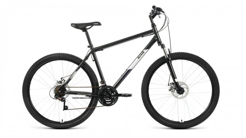 Велосипед 27.5 FORWARD ALTAIR MTB HT 2.0 (DISK) (21-ск.) 2022 (рама 19) черный/серебристый