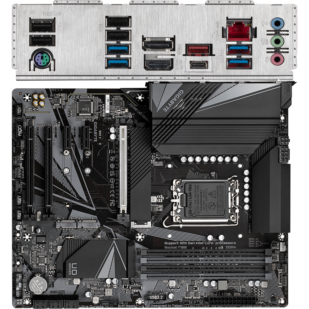 Материнская плата Gigabyte Z690 LGA1700 DDR4 ( Z690 UD DDR4 ) ATX, Ret