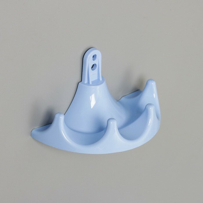 Набор для ванной комнаты «Олимпия», цвет голубой - фотография № 5