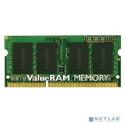 Kingston Модуль памяти Kingston DDR3 SODIMM 4GB KVR16S11S8/4WP PC3-12800, 1600MHz Зеленый