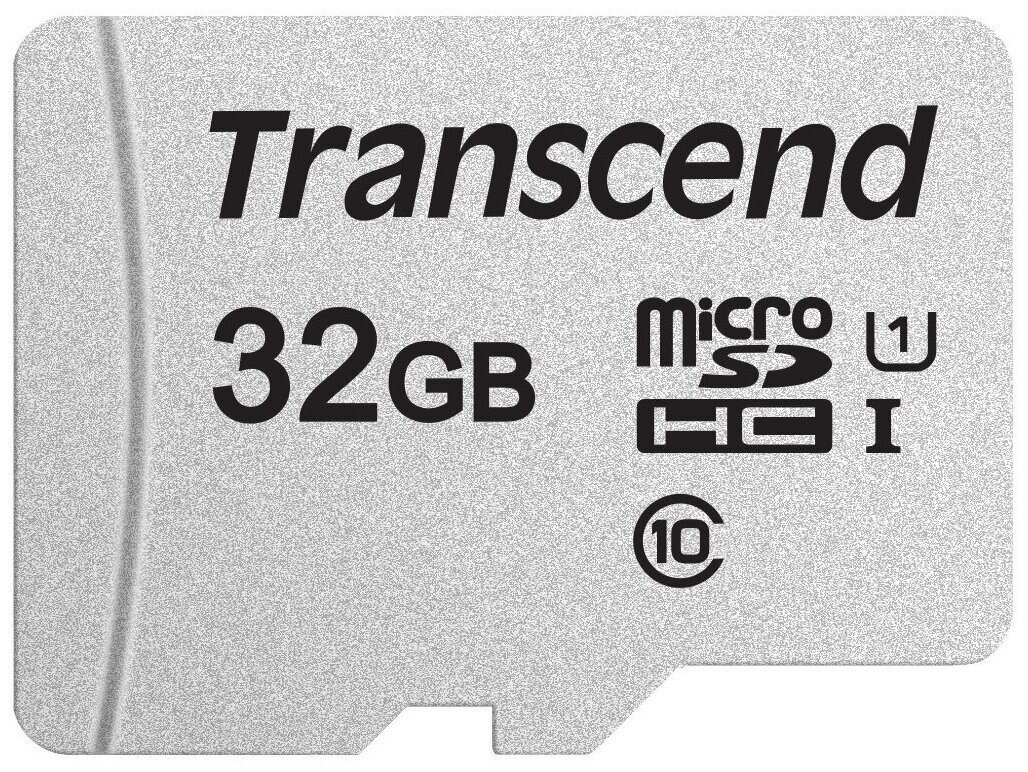Micro SD 32Gb Transcend Class10 TS32GUSD300S-A + adapter
