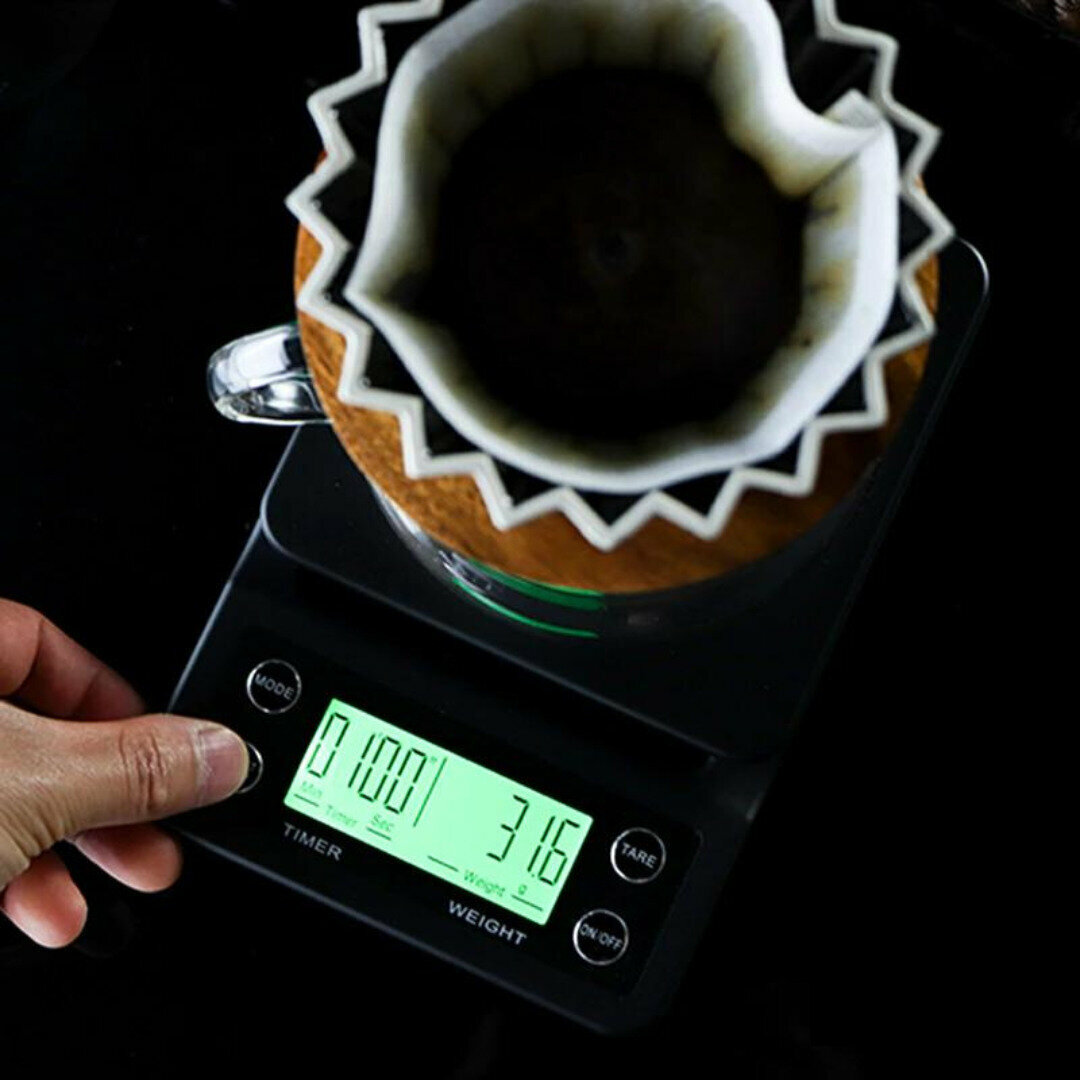 Электронные кухонные весы / Весы для приготовления кофе - фотография № 5