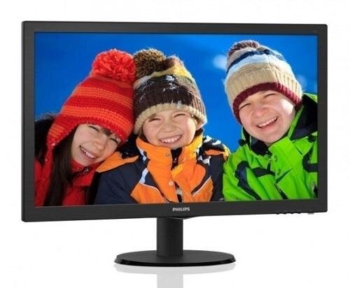 Монитор PHILIPS 23.6" 243V5QHSBA, черный