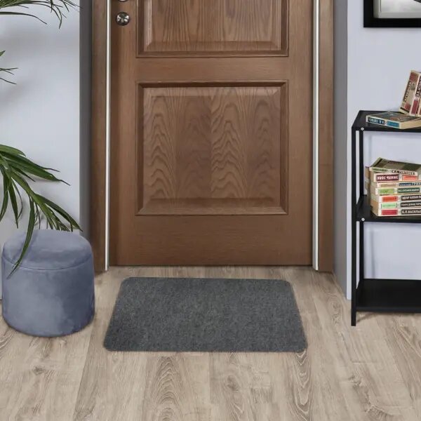 фото Коврик Флорт Экспо 40x60 см полипропилен цвет серый